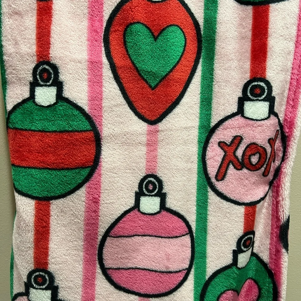 Betsey Johnson Christmas throw blanket